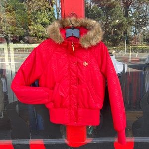 Southpole Y2K Red Puffer Jacket
